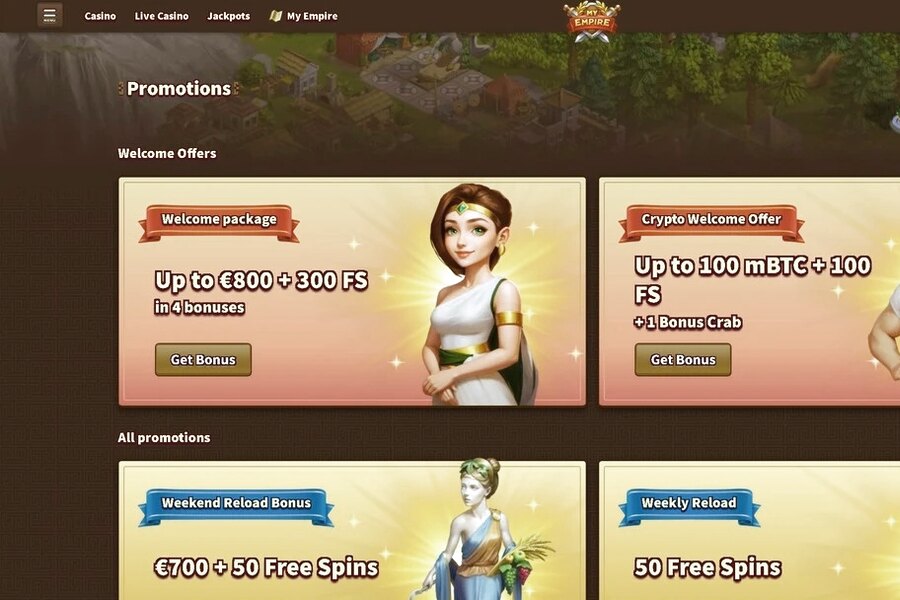 My Empire Casino No Deposit Bonus Explained